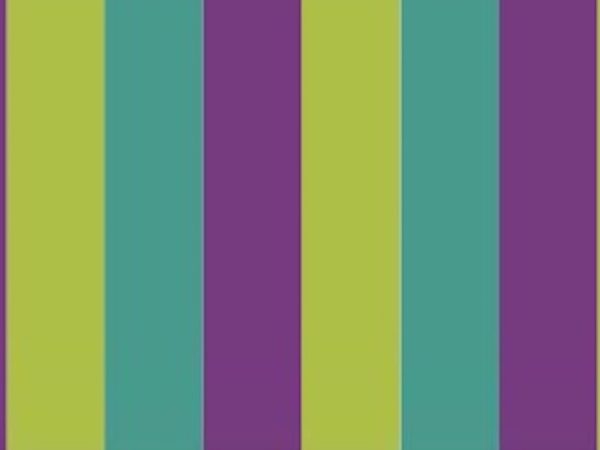 Color bars of green, teal and purple