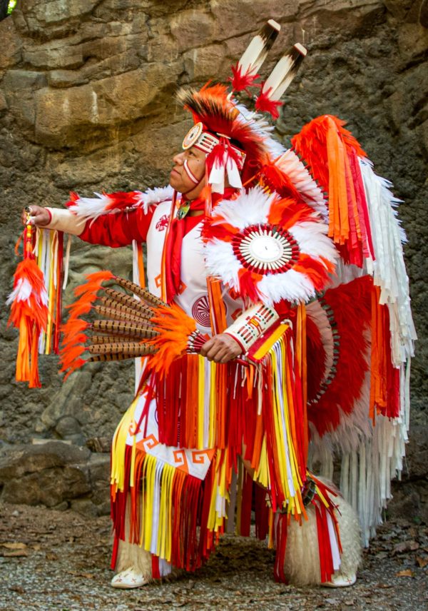 Posing photo of Greg Victors, Wichita War Dancer