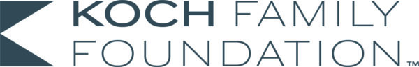 Horizontal logo of the words Koch Family Foundation in a sans-serif font