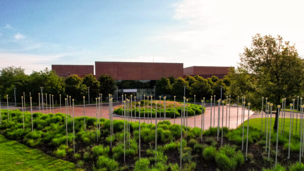 Photograph of the museum's main entrance with
