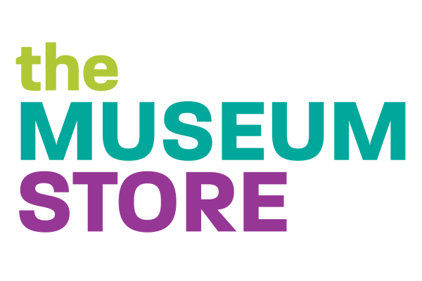 The (in green color) Museum (in teal color) and Store (in purple color)