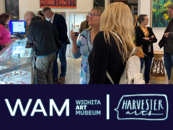 WAM Nights graphic of mingling people