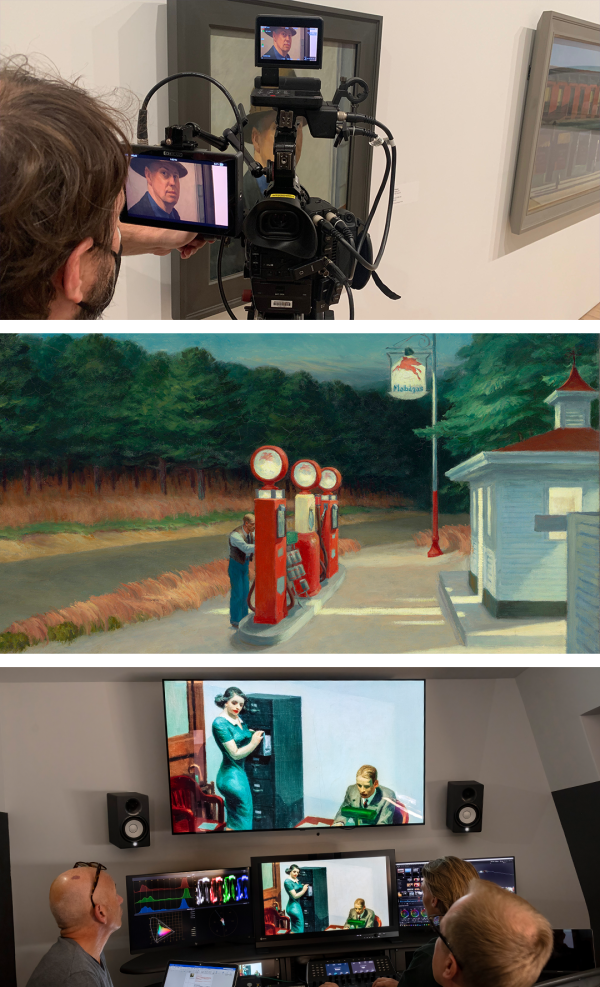 Production stills of